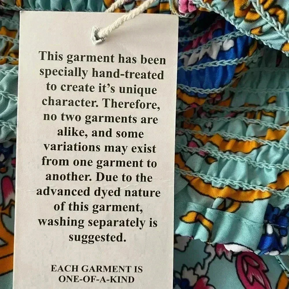 🆕Gippsy Blu Bohemian Multi Print Multicolor Maxi Tube Dress 2X🆕 - Picture 9 of 9